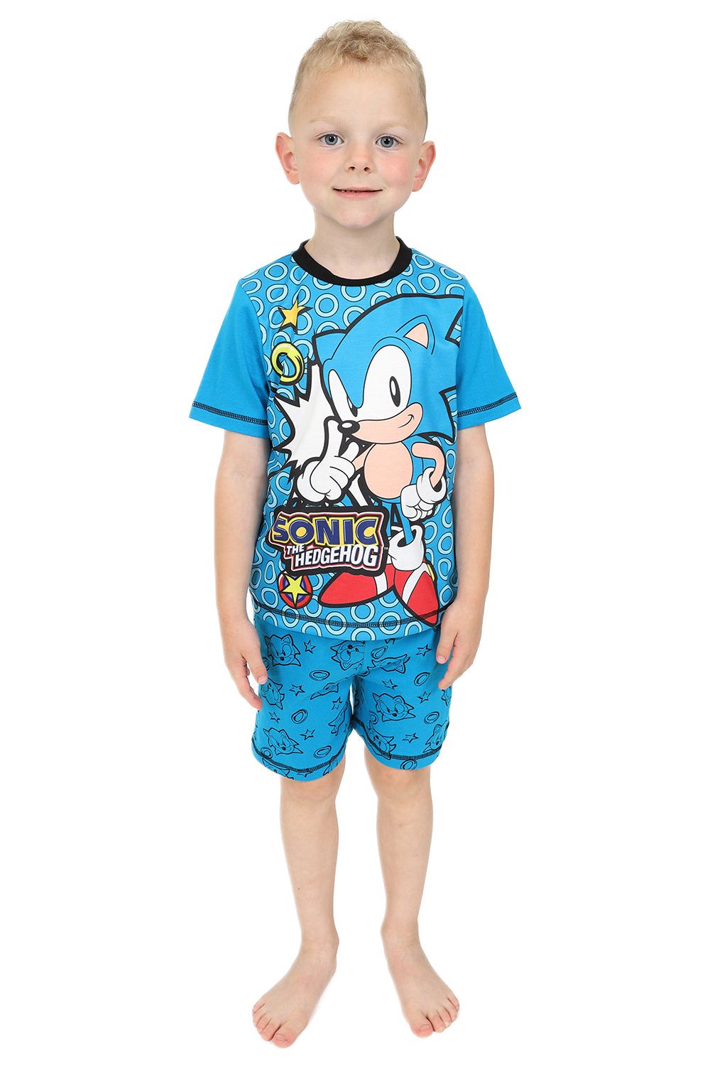 Boys sonic pyjamas sale