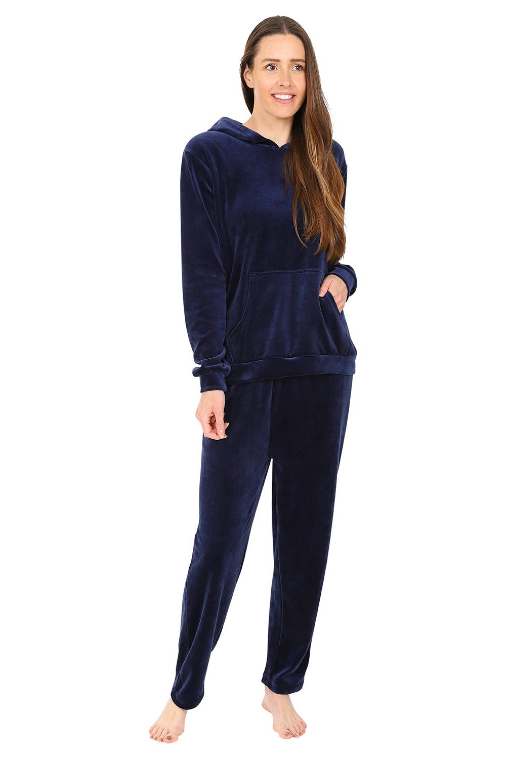 Girls hot sale navy tracksuit