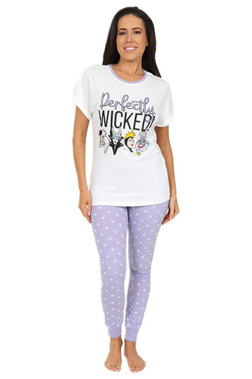 Women's Disney Villains 'Perfectly Wicked' Long Pyjamas