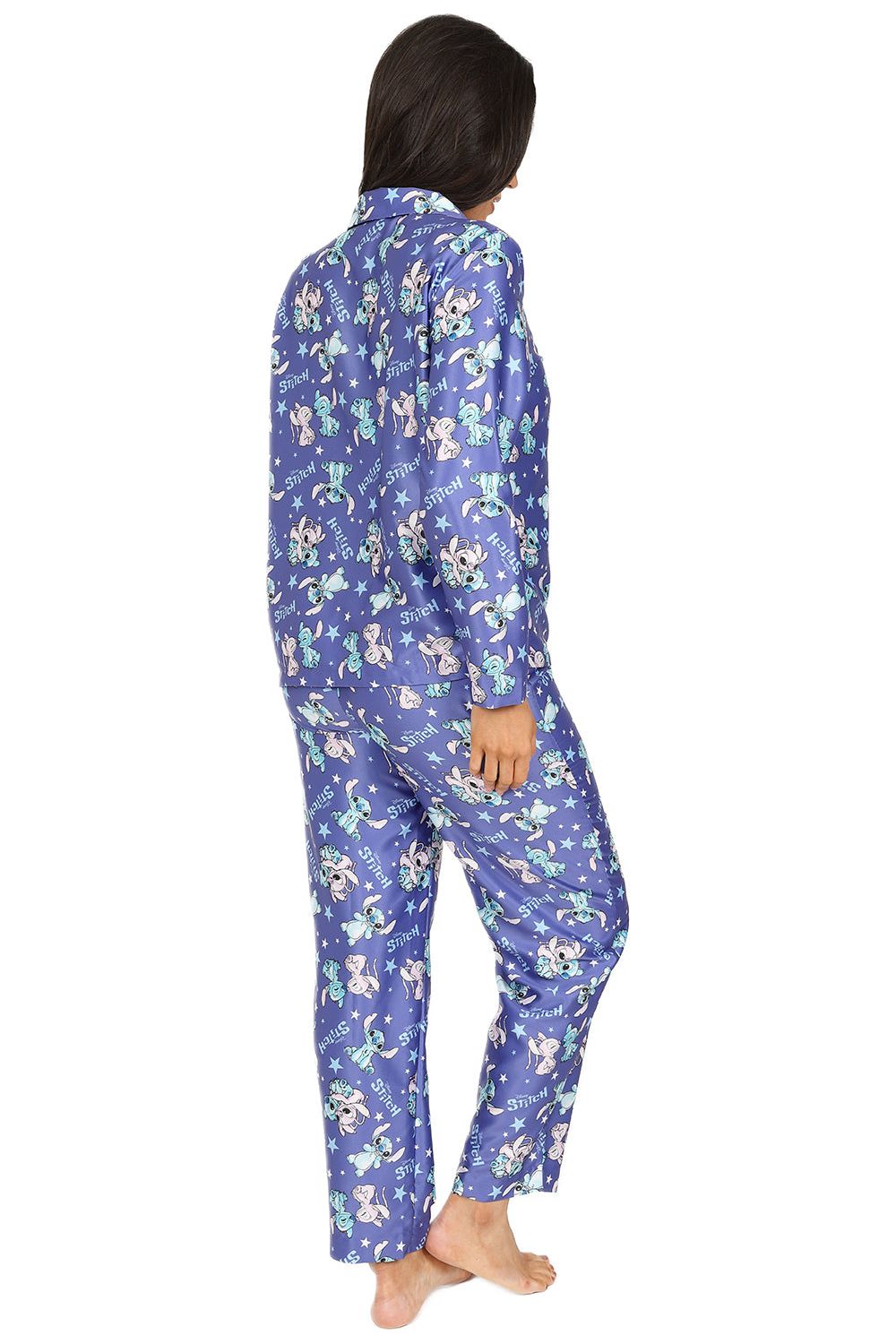 Disney stitch silk online pyjamas