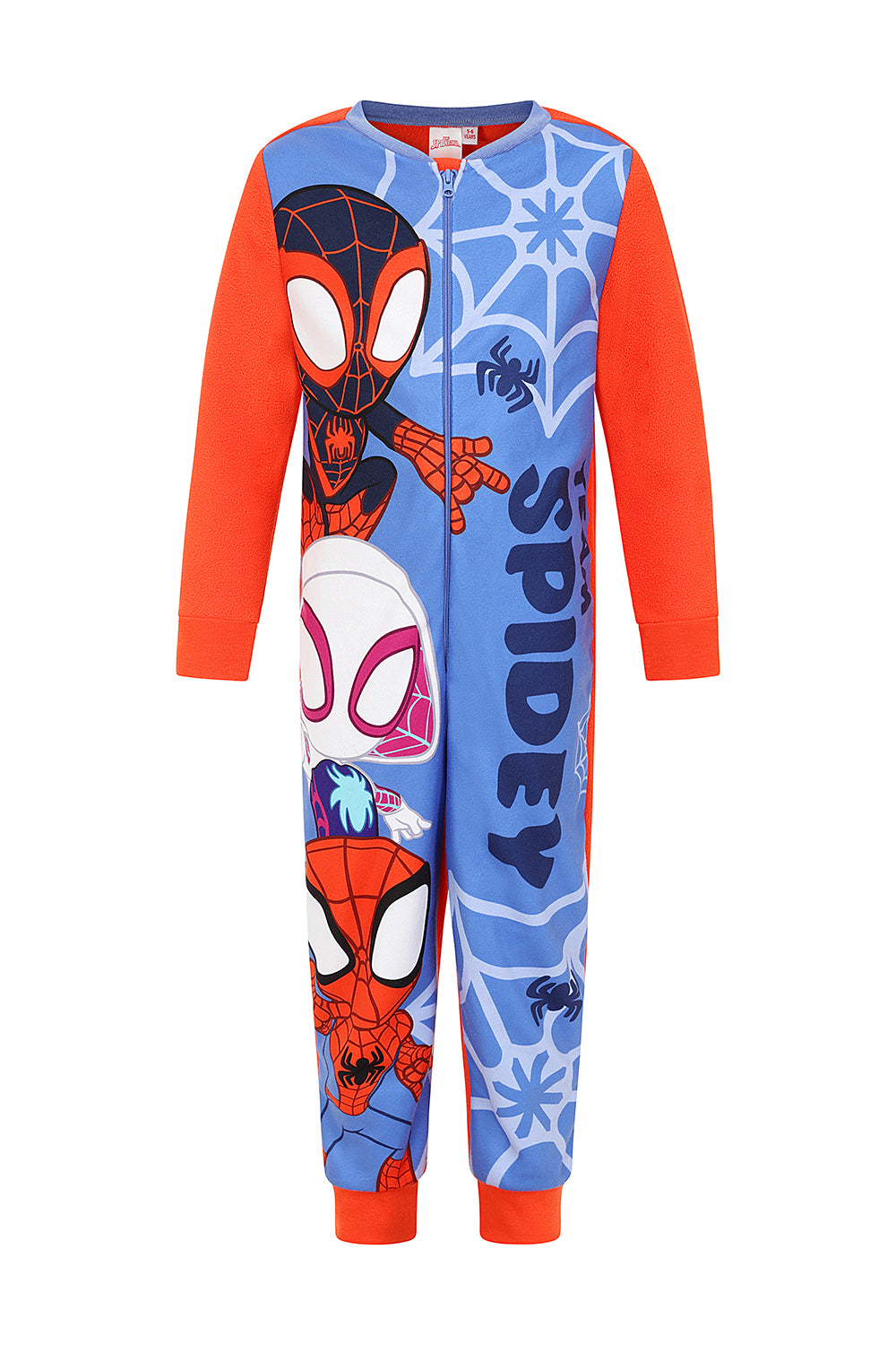 Spidey And His Amazing Friends Fleece Zipped Sleepsuit