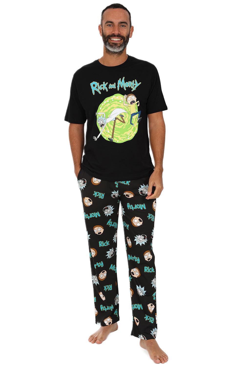 Men's Rick And Morty Long Pyjamas