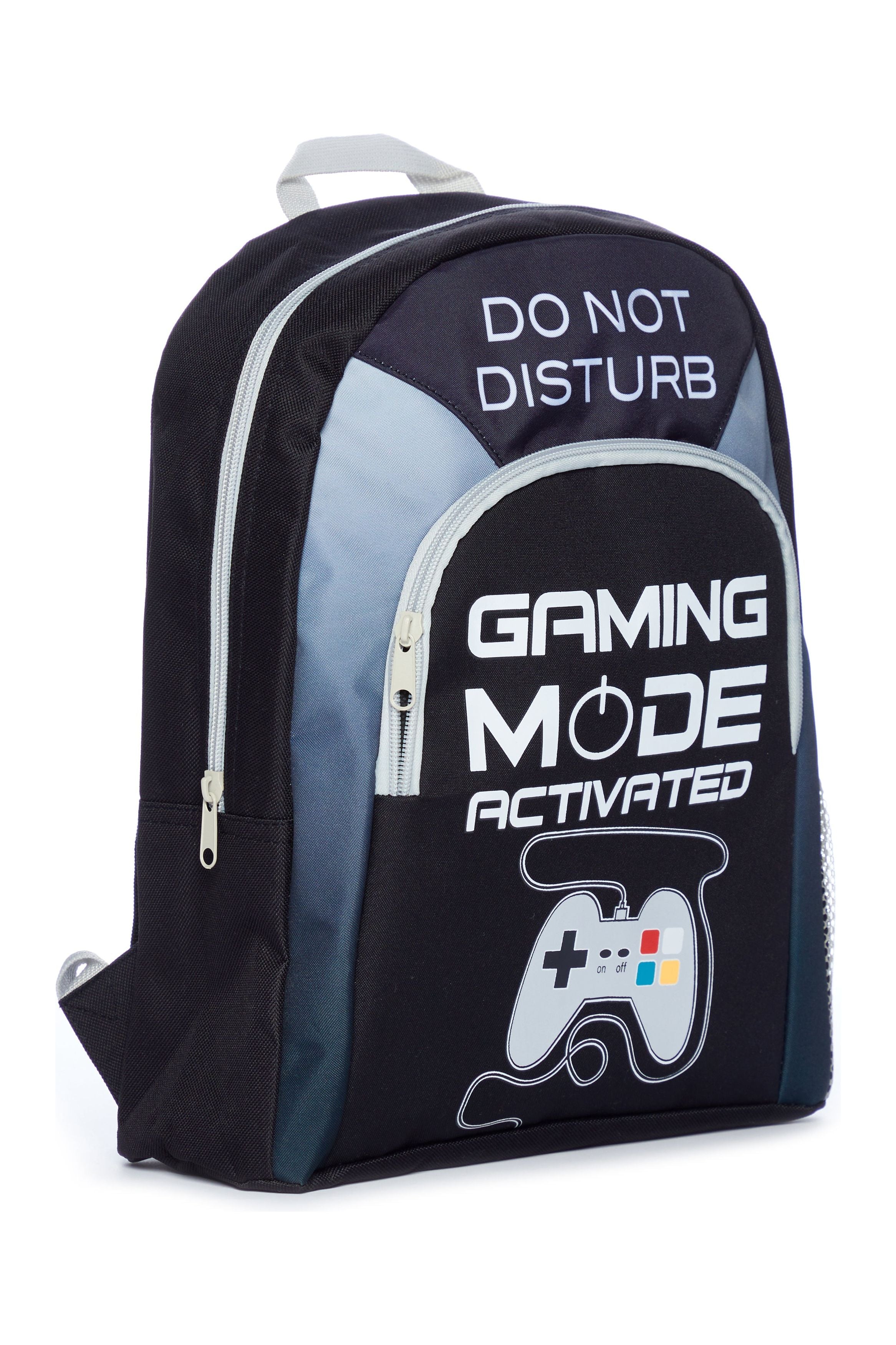 Gaming Mode School Bag And Lunch bag 2 Piece Kids Boys Gamer Backpack