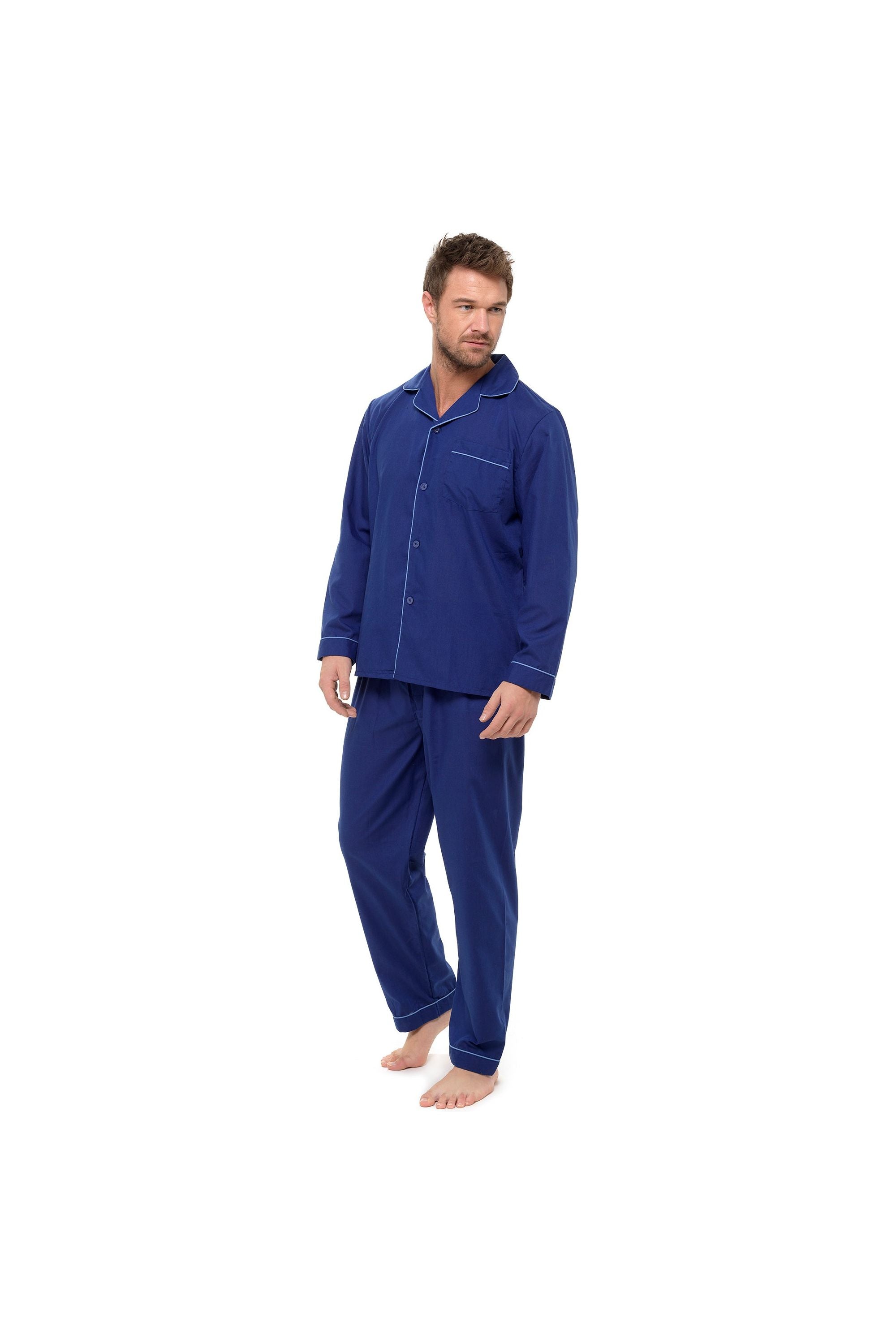 Mens poly cotton discount pyjamas