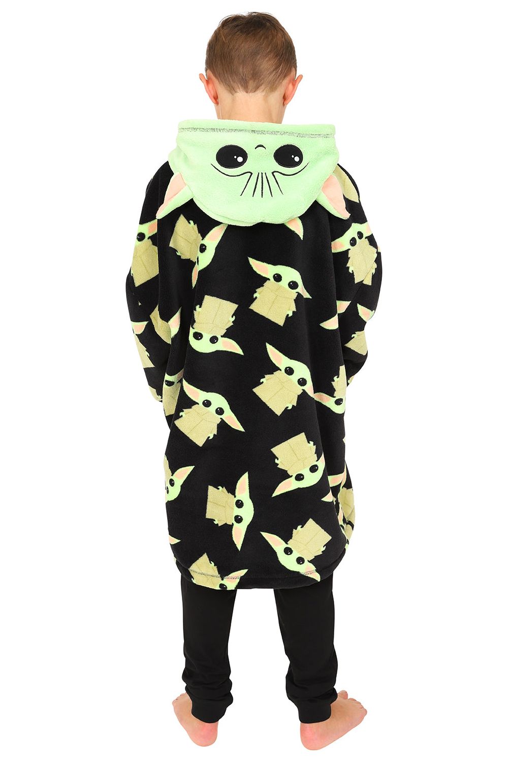 Star Wars The Mandalorian Baby Yoda Oversized Fleece Hoodie