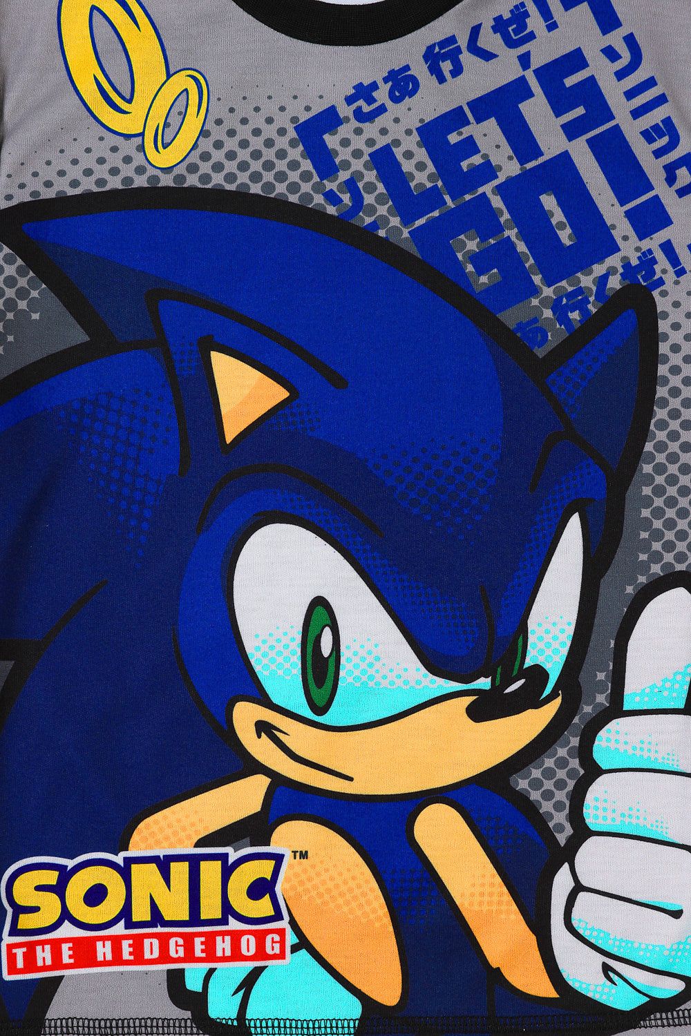 Sonic The Hedgehog Long Let's Go  Pyjamas - Pyjamas.com