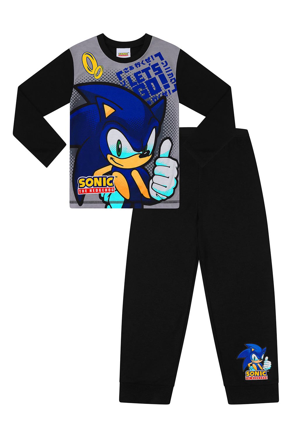 Sonic The Hedgehog Long Let's Go  Pyjamas - Pyjamas.com