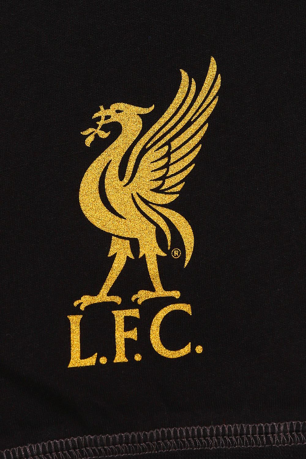 Boys Liverpool F.C Black Gold LFC Long Pyjamas