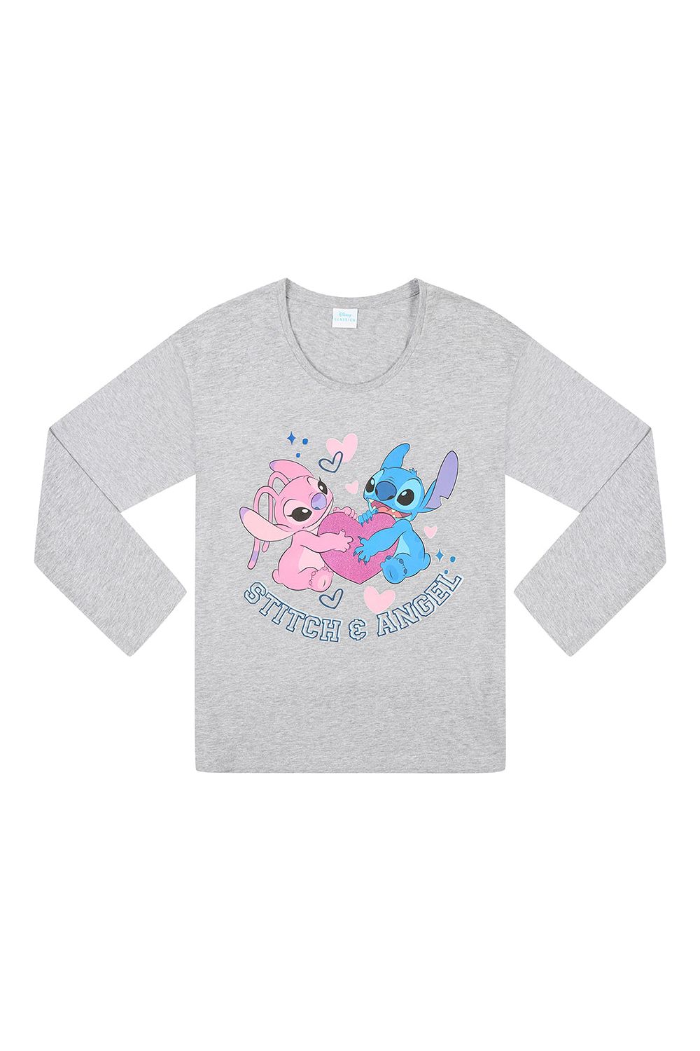 Girls Disney Lilo and Stitch and Angel Long Pyjamas