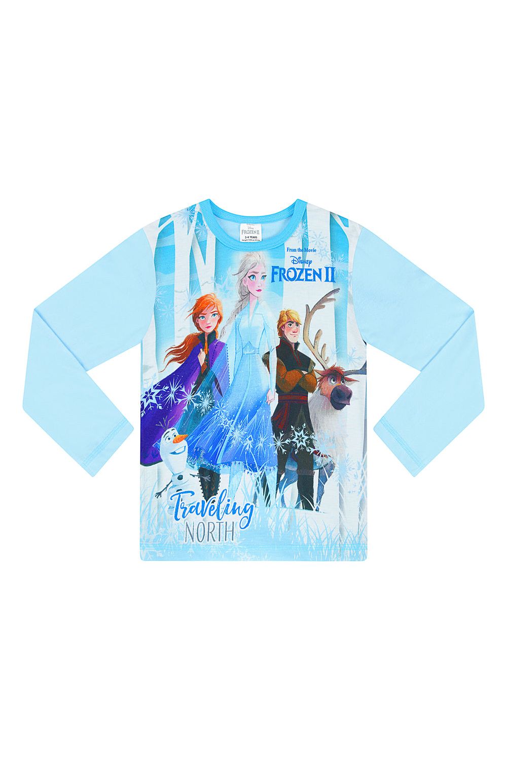 Disney Frozen 2 Pyjamas Elsa Anna Kristoff Olaf Sven