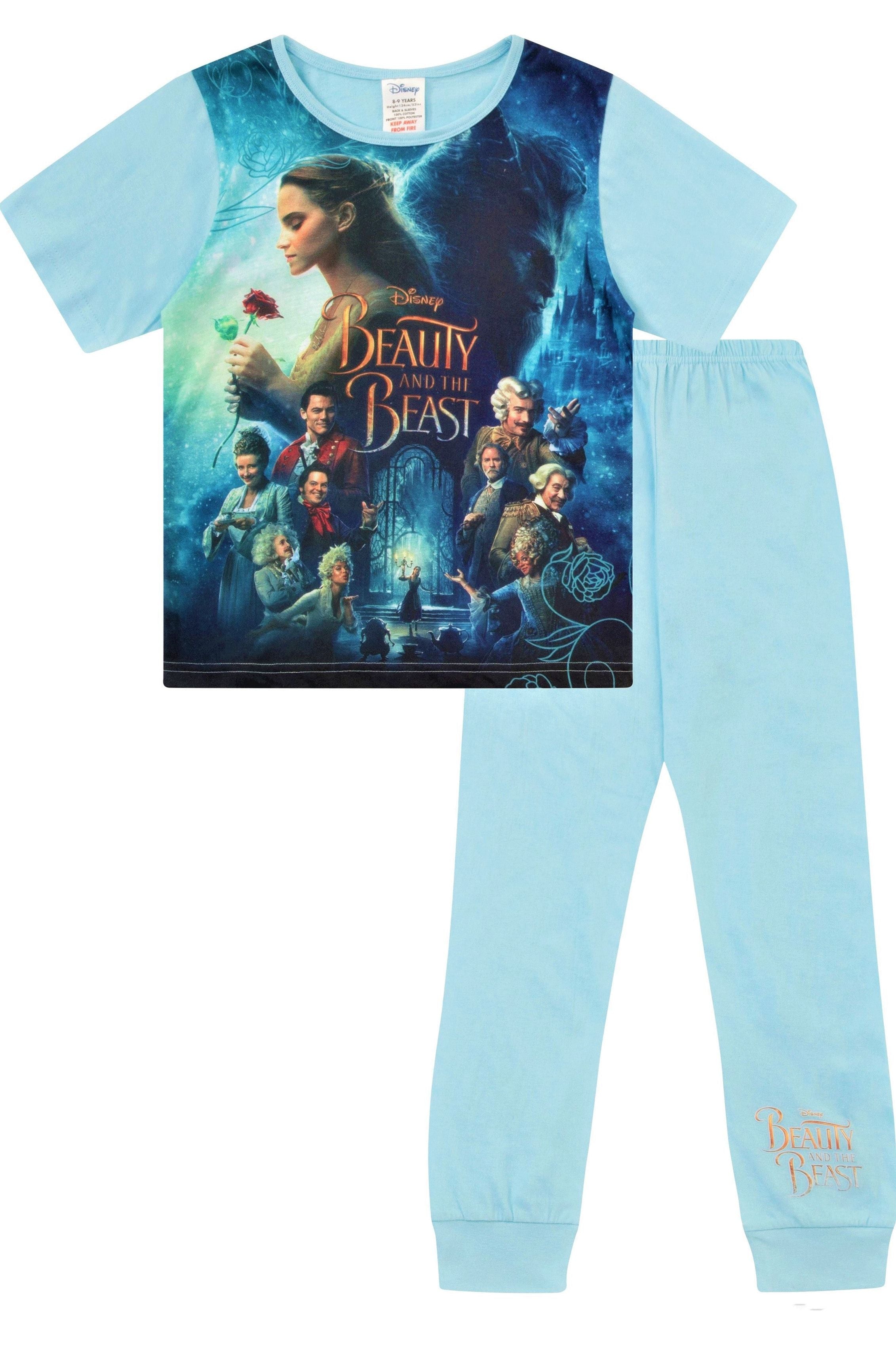 Disney Girls Beauty and the Beast Long Pyjamas